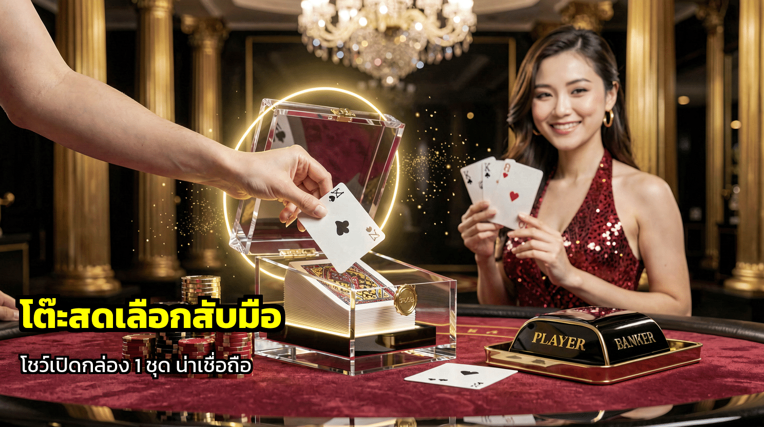 โต๊ะสดเลือกสับมือ